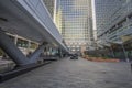 Canary Wharf DLR station. It is a London Underground station on the Jubilee line, between Canada Water and North Greenwich. London Royalty Free Stock Photo