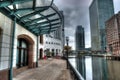 Canary Wharf -HDR Royalty Free Stock Photo