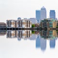 Canary Wharf, a major financial district in London