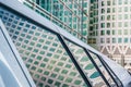 Canary Wharf Pedestrian Bridge Royalty Free Stock Photo