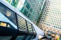 Canary Wharf Pedestrian Bridge Royalty Free Stock Photo