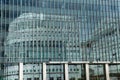 Canary Wharf Reflections Royalty Free Stock Photo