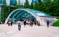 The Canary Wharf undergound station in London