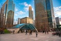 Canary Wharf Underground station, London Royalty Free Stock Photo