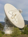 View of a big dish antenna at the Canberra Deep Space Communication Complex Royalty Free Stock Photo