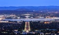 Canberra city at night