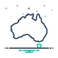 Mix icon for Canberra, landmark and australian