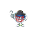 Canberries sauce icon in character shape pirate. Royalty Free Stock Photo