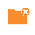 Cancel close delete exit folder logout remove icon