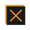 Cancel Icon, Cross Icon Flat Illustration Ã¢â¬â Vector Royalty Free Stock Photo