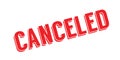 Canceled rubber stamp