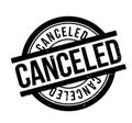 Canceled rubber stamp