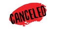 Canceled rubber stamp