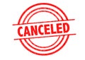 CANCELED Rubber Stamp