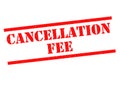 CANCELLATION FEE Royalty Free Stock Photo