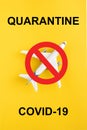 Cancellation of flights, closed borders and quarantine in the world. Coronavirus epidemic.
