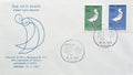 Cancelled First Day Cover Letter printed by Turkey, that shows NATO symbols