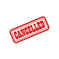 Cancelled grunge vintage stamp Royalty Free Stock Photo