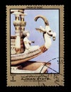 Ajman State on postage stamp Royalty Free Stock Photo