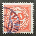 Cancelled postage stamp printed by Austria Royalty Free Stock Photo