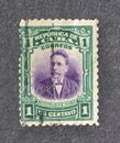 Cancelled postage stamp printed by Cuba, that shows portrait of BartolomÃÂ© Maso