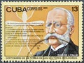 portrait of Cuban epidemiologist Carlos Finlay