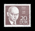 East Germany on postage stamps