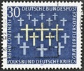 Crosses, 50th anniversary German War Graves Commission