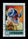Postage stamp printed by Hungary