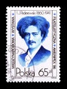 Cancelled postage stamp printed by Poland