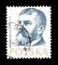 Cancelled postage stamp printed by Poland Royalty Free Stock Photo