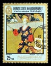 Paintings on postage stamps