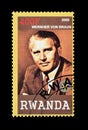 Rwanda on postage stamps Royalty Free Stock Photo