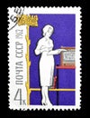 Soviet Union on postage stamps