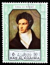 Paintings on postage stamps