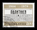 Yugoslavia on postage stamp Royalty Free Stock Photo