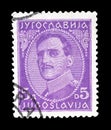 King Alexander on postage stamps