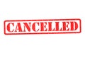 CANCELLED Rubber Stamp Royalty Free Stock Photo