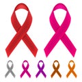 Cancer Awareness Ribbons