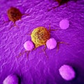 Cancer cells Royalty Free Stock Photo
