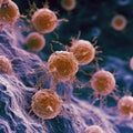 Cancer cells: a microscopic intricate world of cellular anomalies, glimpse into scientific realm of pathology, oncology