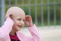 Cancer child Royalty Free Stock Photo