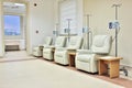 Cancer treatment chemotherapy room Royalty Free Stock Photo