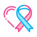 Cancer treatment vaccine icon icon vector outline illustration