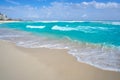 Cancun caribbean white sand beach