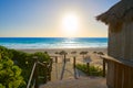 Cancun Delfines Beach Hotel Zone Mexico Royalty Free Stock Photo