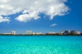Cancun Hotel Zone at Nichupte Mexico Royalty Free Stock Photo