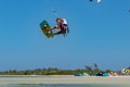 CANCUN, MEXICO - 02/18/2018: Adrenalin Kitesurf.