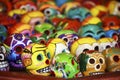 Cancun, Mexico Market: Vibrant Calavera skulls