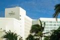 Cancun, Mexico - September 16, 2021: Le Blanc Spa Resort Cancun Hotel sign. Luxury resort on Riviera Maya, Yucatan Royalty Free Stock Photo